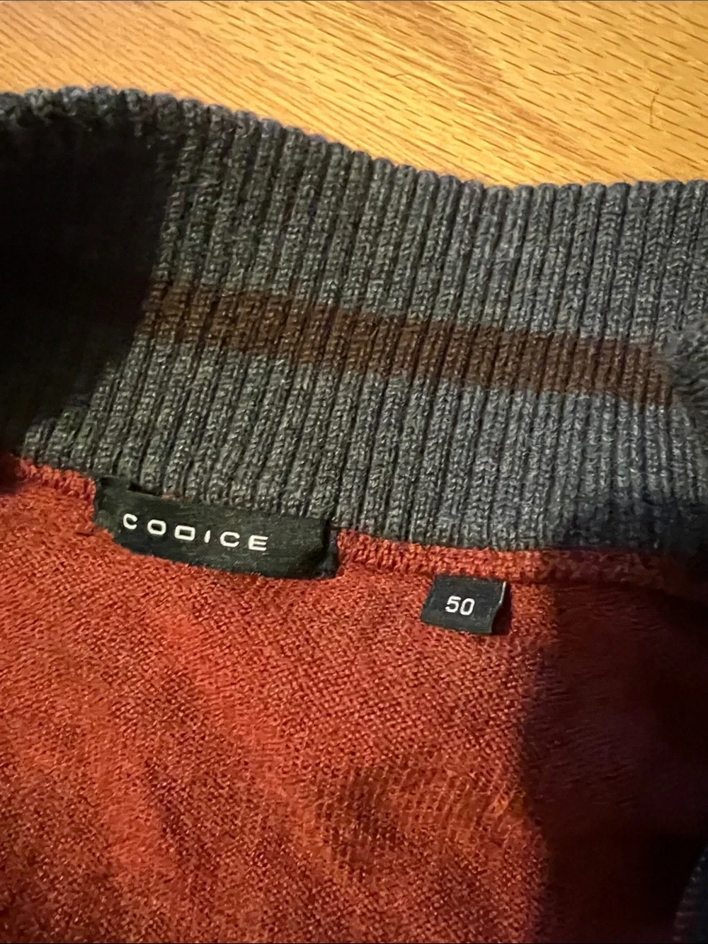 Men's Half-Zip Merino Blend Sweater - Burgundy